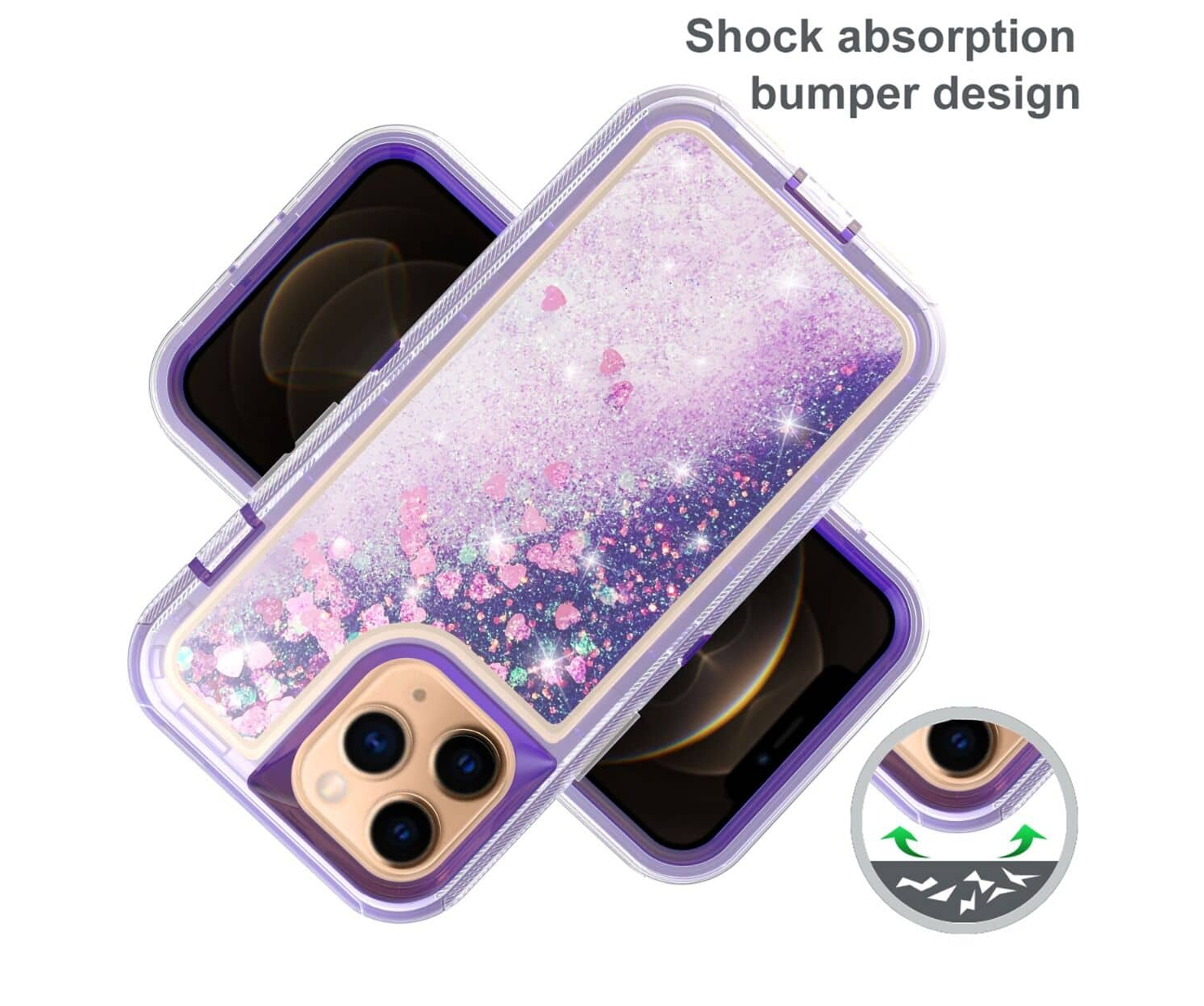 Protective Liquid Glitter Case