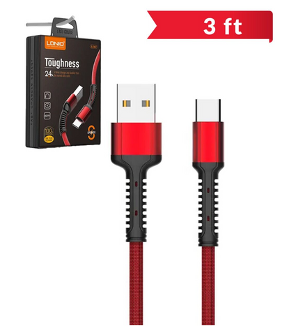 LDNIO LS63 3ft USB to Type C Cable