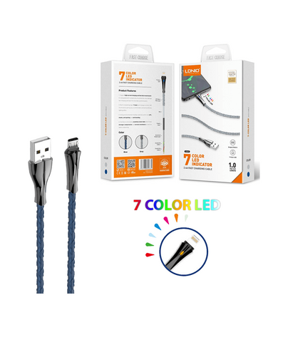 7 Led Color Indicator Micro Cable