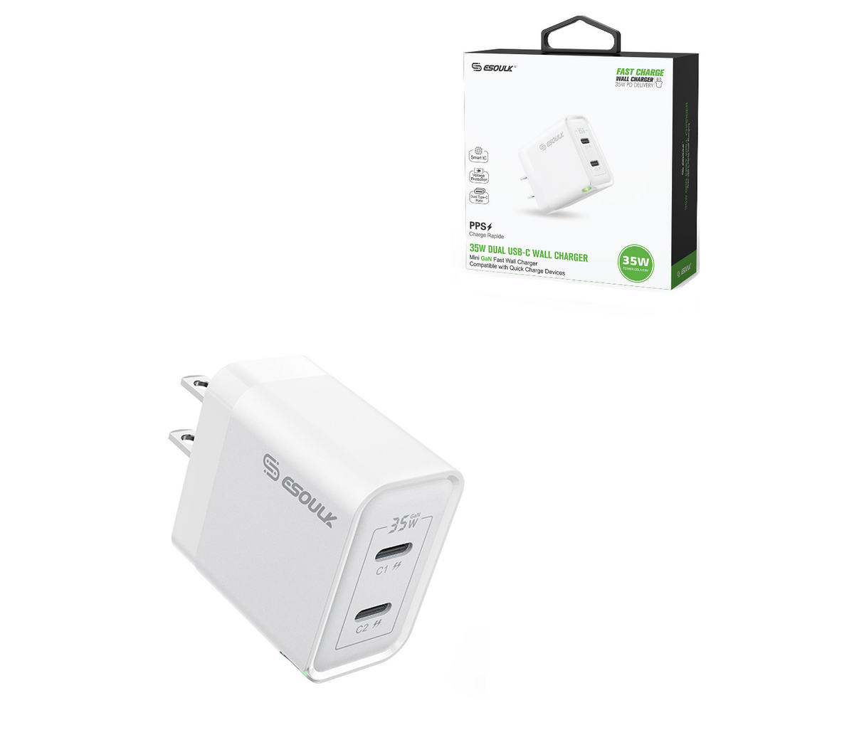 ESOULK Wall Charger