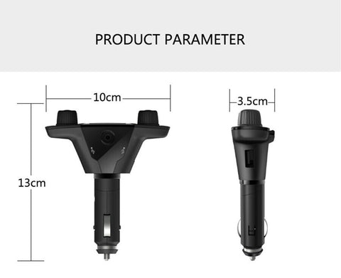 Bluetooth Car FM Transmitter MP3 Player Hands free Radio Adapter Kit USB Charger